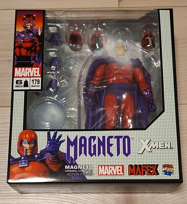 #ad Medicom Toy Mafex No.179 Magneto Original Comic Ver. X MEN ABS PVC Figure New $130.20