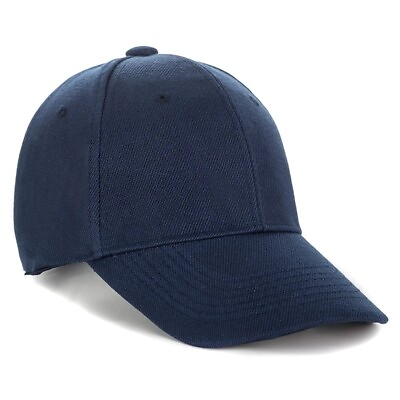 #ad Unisex Cap Casual Plain Baseball Cap Adjustable Snapback Hats For Women Men $9.15