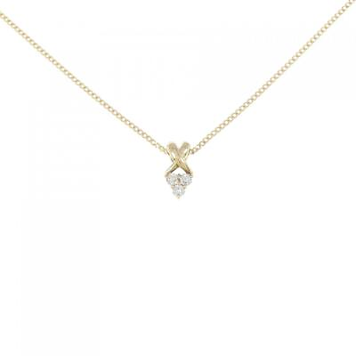 Authentic K18YG Diamond Necklace 0.07CT #260 006 345 2716 $255.74