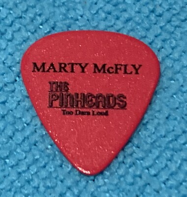 #ad MARTY MCFLY THE PINHEADS Guitar Pick BACK TO THE FUTURE 🎸1980#x27;s🎸Michael j Fox $4.49