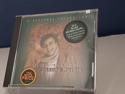 #ad Christmas Music Of Johnny Mathis Hype Sticker CD 14 Classic Songs Remastered NEW $5.89