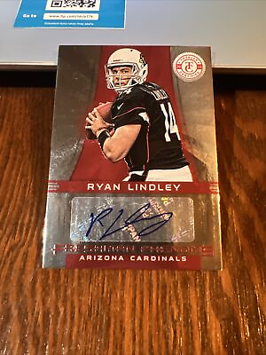 #ad Ryan Lindley 2012 Totally Certified Platinum Red 290 #165 Rookie Auto RC $3.99