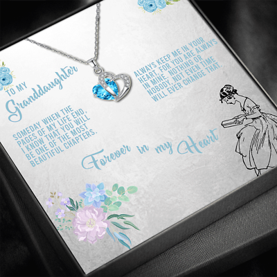 To My Granddaughter Necklace Gift for Granddaughter Necklace for Granddaughter $23.99