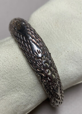 #ad Bracelet Sterling Silver Hollow with Embossing $27.50