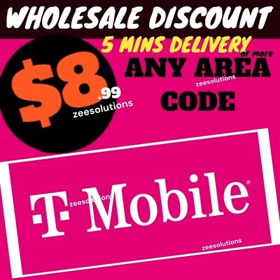 #ad #ad T Mobile Prepaid Port Numbers 5 MINS RANDOM NUMBER FEW HOURS ANY NUMBER $8.99
