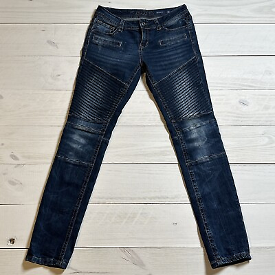 #ad Grace In LA Womens Skinny Low Rise Jeans Size 28 Dark Wash $29.99