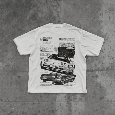 #ad White Car Vintage Graphic T shirt $29.99