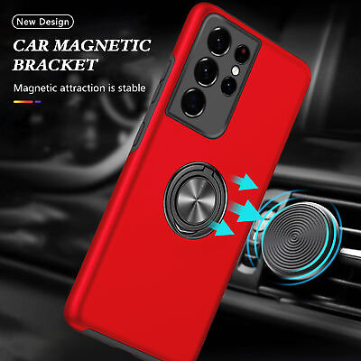 #ad For Samsung Galaxy S23 Ultra S22 S21 S23FE Case Magnetic Ring Holder Stand Cover $12.21