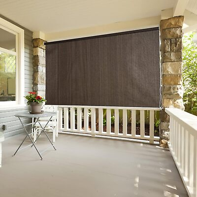 #ad NEW Light Filtering UV Protection Interior Exterior Roll up Shade Outdoor Patio $143.99