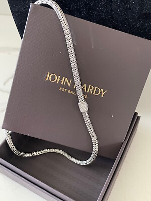 #ad #ad John Hardy Diamond Necklace Classic Chain 18quot; $689.00