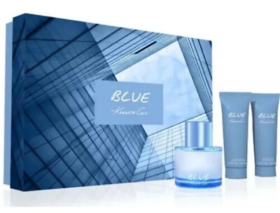 #ad #ad GIFT SET Men Kenneth Cole BLUE by Kenneth Cole 3.4 oz 3PCS New IN BOX $45.49