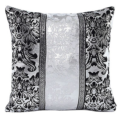 #ad Cushion Cover Square Floral Print Linen Printed Pillow Case 45cm $9.47