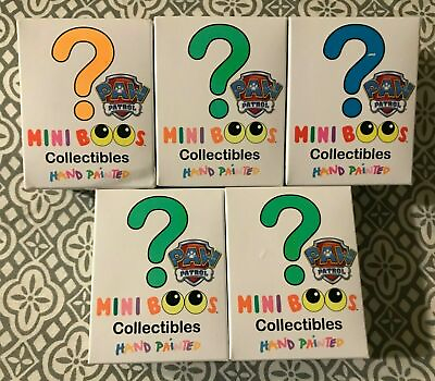 5 Pack PAW PATROLTY MINI BOOS COLLECTIBLES HANDPAINTED Asst. $12.99