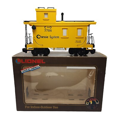#ad Lionel Large G Scale Caboose 7706 Camp;O Chessie System with Box $59.95