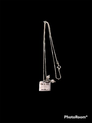 #ad sterling silver 925 Personalized Mothers Day Gift Pendant $70.00
