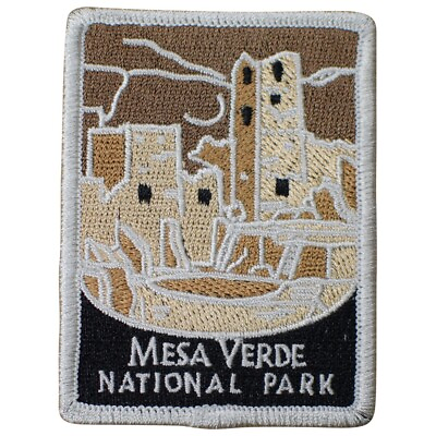 #ad Mesa Verde National Park Patch Montezuma Cortez Colorado 3quot; Iron on $6.50