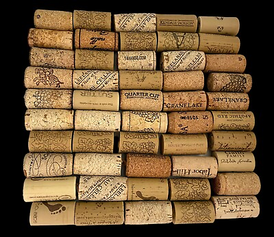 #ad Lot of 50 Wine Corks Mixed Synthetic and Natural $6.00