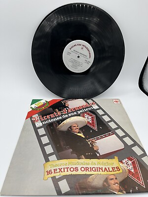 #ad Vicente Fernandez Canciones de sus Peliculas 16 Exitos Rare Vinyl Vinilo $35.00