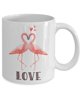 Mug Flamingo Gift Large Pink coffee cup $26.05