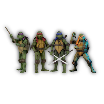 #ad 90#x27;s Teenage Mutant Ninja Turtles Shaped Vinyl Decal Sticker $10.99