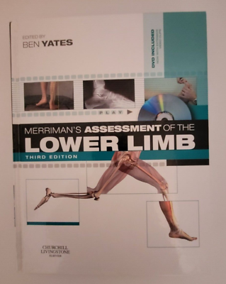 #ad Merriman#x27;s Assessment of the Lower Limb 3rd Edition w CD 2008 $29.99