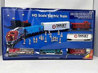#ad Vintage Bachmann Ho scale electric Target Train Set 1994 New Open Box $89.96