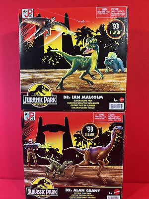 #ad New Jurassic Park Dr Alan Grant amp; Dr. Ian Malcom JP30 30th Annv Bundle $42.99
