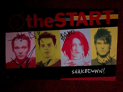 #ad HAND SIGNED The START Shakedown 11x17 Autographed poster start Pop PUNK 2001 $32.99
