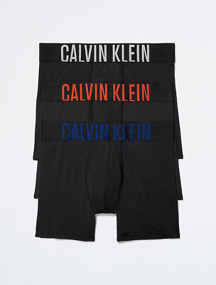 #ad Calvin Klein NB2594932 Intense Power Micro 3 Pack Boxer Brief Black XL $29.98