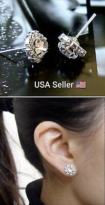 #ad New Fashion Women Stud Earrings Crystal Vintage Earring trendy cute lovely drip $2.99