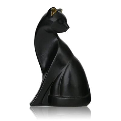 #ad Black Cat Figurines Cat Statue Whimsical Cat Decor for Cat Lover Cat Ro... $18.27
