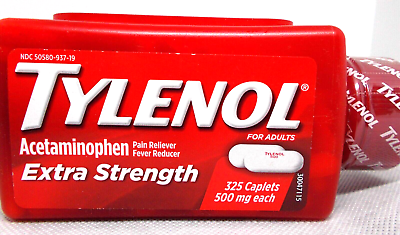 #ad TYLENOL Extra Strength 500mg Acetaminophen Caplets 325 Count exp 3 25 $21.99