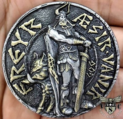 #ad Freyr Viking Norse God Valhalla Nordic Ancient Coin $25.95