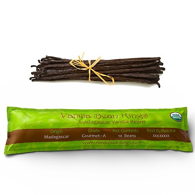 #ad Organic Madagascar Vanilla Beans Whole Grade A Pods for Vanilla Extract amp; Baking $9.99