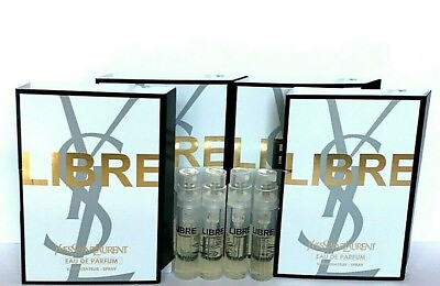 #ad YSL LIBRE Yves Saint Women#x27;s Eau De Parfum Perfume SAMPLE VIAL Spray 0.04 oz x 4 $14.99