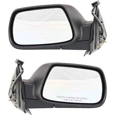 #ad Power Mirror Set For 2005 2010 Jeep Grand Cherokee Left Right Textured Black $69.01