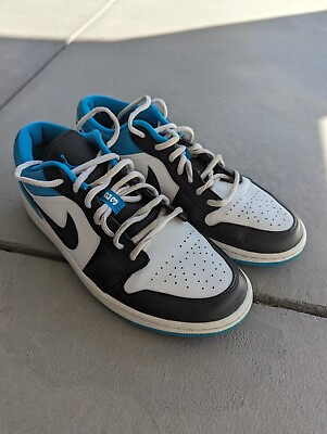 #ad RARE Nike Air Jordan 1 Low SE Laser Blue Mens Size 10 Sneaker CK3022 004 $49.99