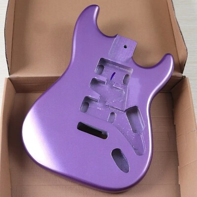 #ad Metallic Purple Guitar Poplar Wood Body DIY Project For Strat ST $165.99