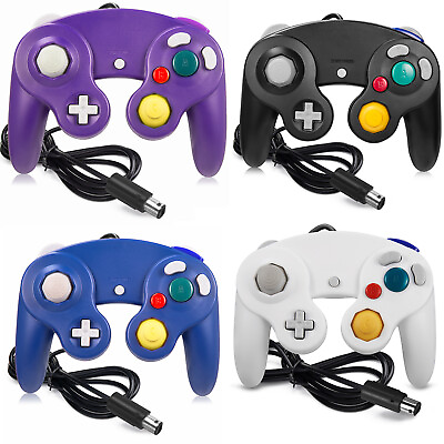 #ad Classic NGC Shock Joypad Wired Controller Compatible with NGC Gamecube Console $20.89