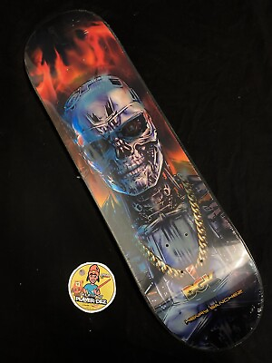 #ad RARE Terminator T2 DGK Skateboard Deck Dirty Ghetto Kids Lenticular Holographic $147.19