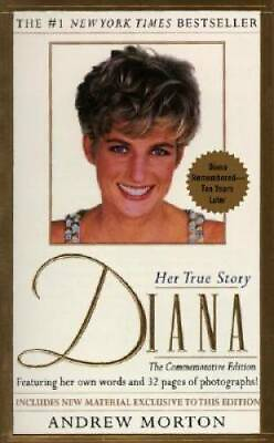 #ad Diana: 1961 1997 Her True Story Hardcover By Morton Andrew GOOD $3.96