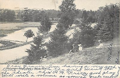 #ad 1906 Ottawa Park Scene Toledo Ohio Postcard $4.99