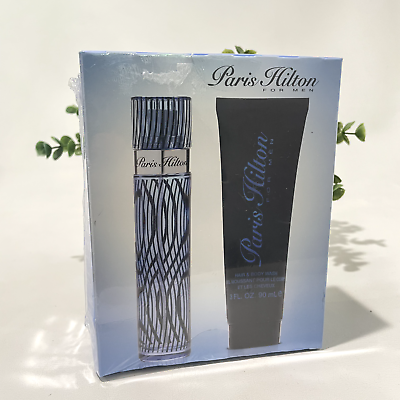 #ad Paris Hilton Eau De Toilette Spray Hair amp; Body Wash Gift Set Authentic $22.69