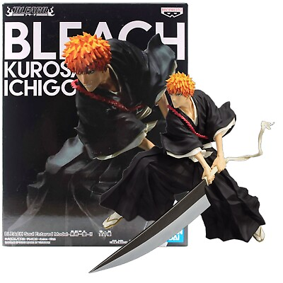 #ad Bleach Soul Entered Model Ichigo Kurosaki II Banpresto Anime Figure Statue Gift $23.99