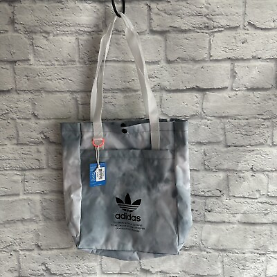 #ad NEW WITH TAGS ADIDAS BLUE CLOUD TIE DYE TOTE BAG PURSE $29.99