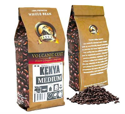 #ad #ad MEDIUM ROAST Whole Bean Coffee Specialty Volcanic Organic Supreme Finest Artisan $16.71