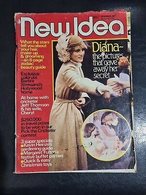 #ad New Idea Magazine December 5 1981 Diana the Picture that Gave Her Collectable AU $22.50