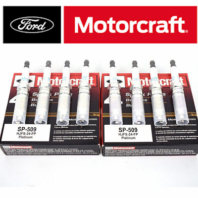 #ad 8Pcs MOTORCRAFT PLATINUM Spark Plugs OEM SP 509 For Ford F150 EXPLORER LINCOLN $25.99