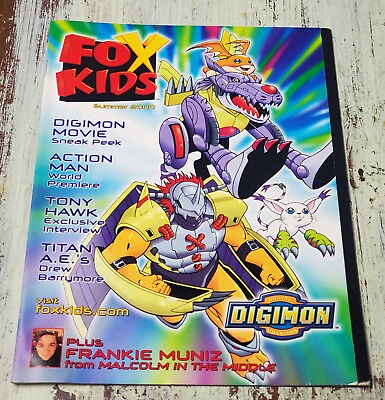 #ad Fox Kids Magazine Summer 2000 Clean unmarked. $64.95