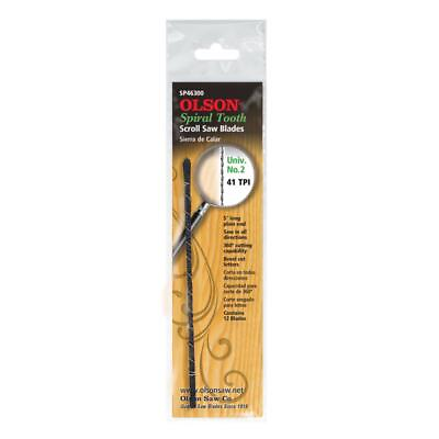 #ad Olson 5 in. Carbon Steel Scroll Saw Blade 41 TPI 1 pk $9.99
